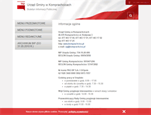 Tablet Screenshot of bip.komprachcice.pl